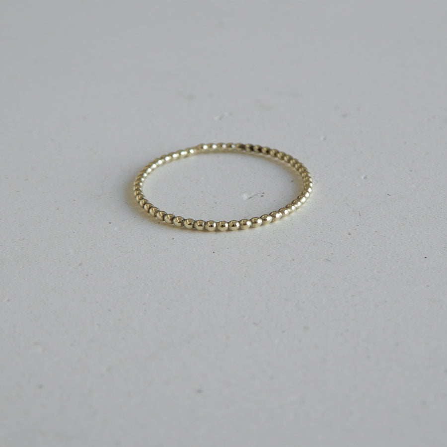 Ring | The 14k gold dotted