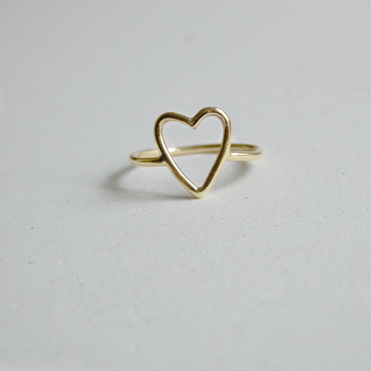 Ring | The 14k golden little heart