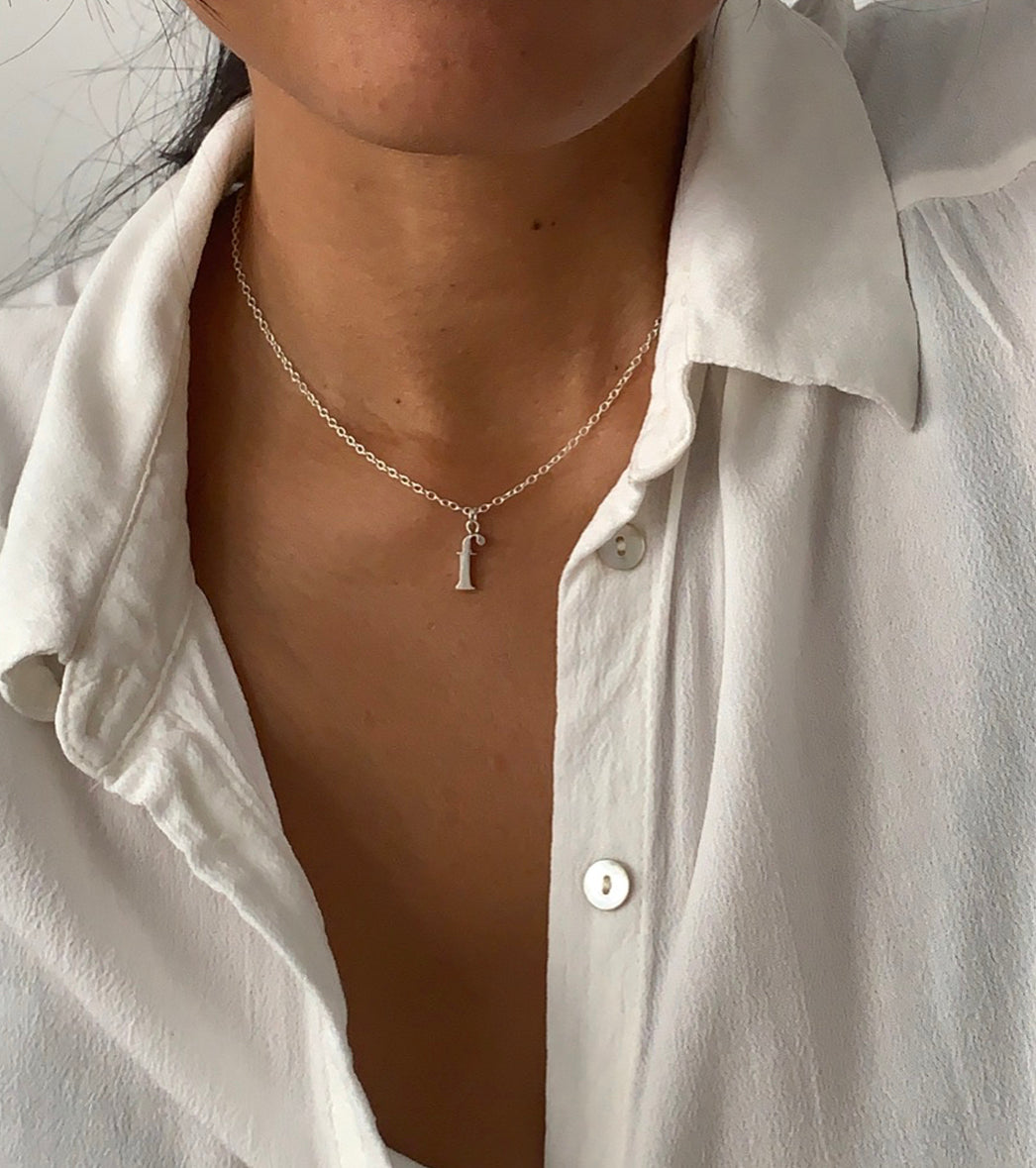 Necklace | The chunky initial