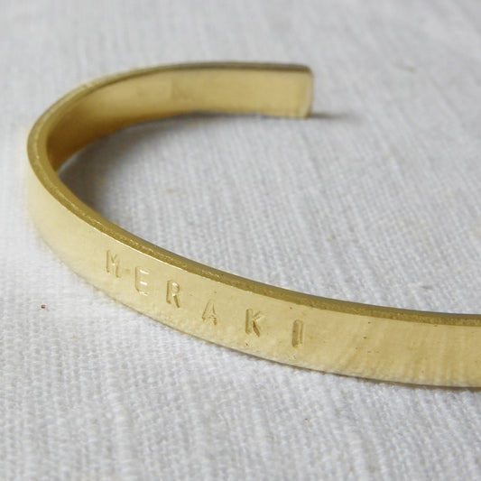 Text Bracelet | The Brass